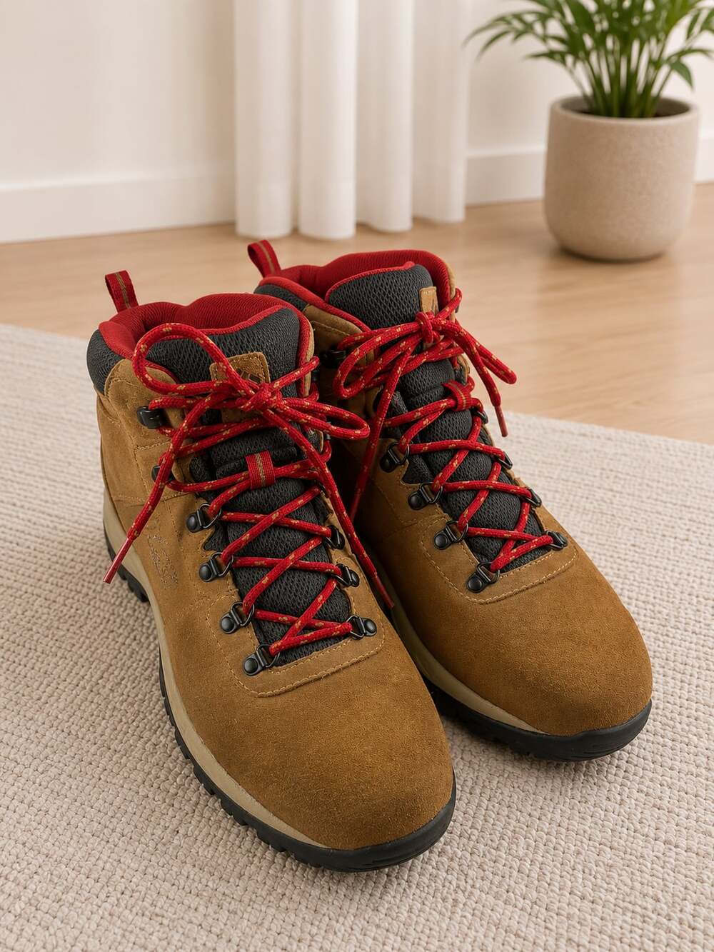 Columbia Newton Ridge Plus II Waterproof Hiking Boots Brown Suede Men’s 13